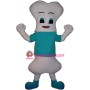 Happy Lightweight Bone Mascot Costume