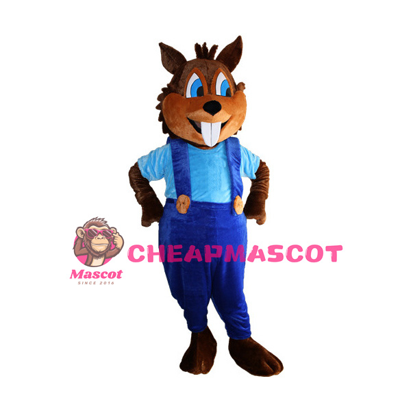 Happy Squirrel Mascot Costume