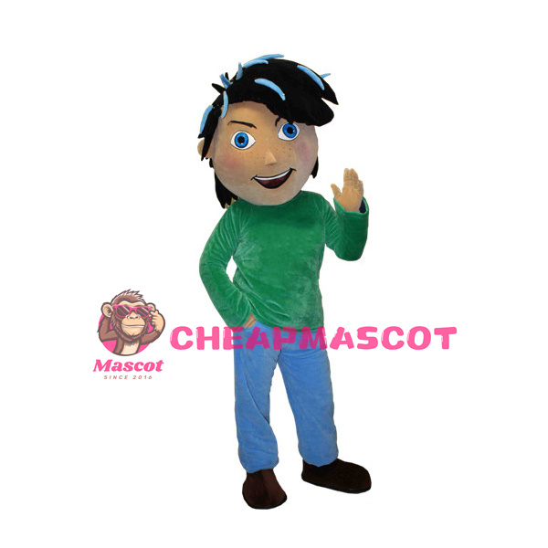 Handsome Boy Mascot Costume
