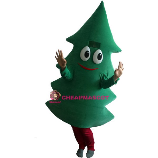 Happy Christmas Tree Mascot Costume