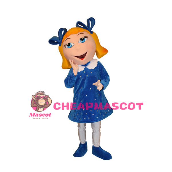 Beautiful Girl Mascot Costume