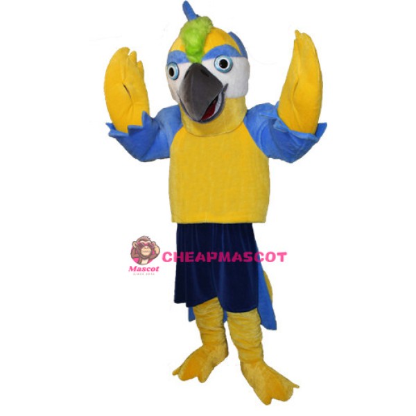 Yellow Parrot Mascot Costume