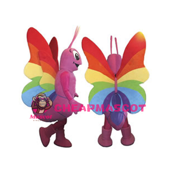 Colorful Butterfly Mascot Costume