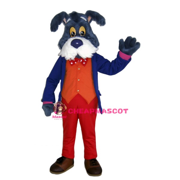 Old Gentlemanly Dog Mascot Costume