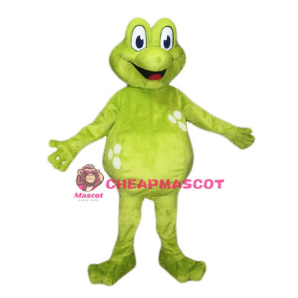Happy Lightweight Frog Mascot Costume