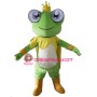 King Frog Mascot Costume