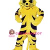 Yellow Wildcat Mascot Costume