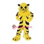 Yellow Wildcat Mascot Costume
