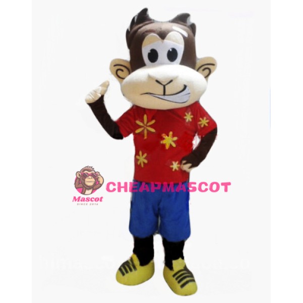 Funny Lightweight Monkey Mascot Costume