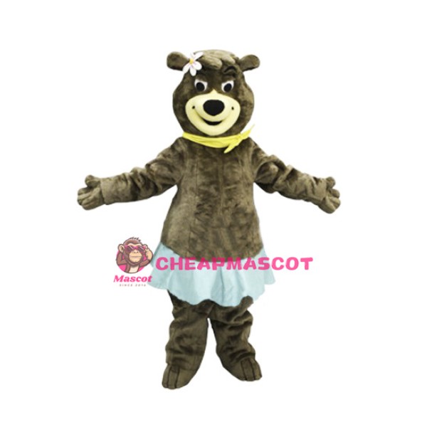 Beautiful Female Bear Mascot Costume