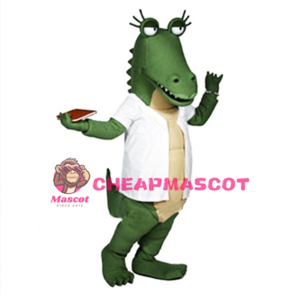 Funny Lightweight Gator Mascot Costume