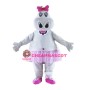 Cute Girl Hippo Mascot Costume