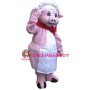 Chef Pink Pig Mascot Costume