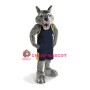 School Sport Wolf Mascot Costume