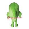 Happy Lightweight Green Dolphin Mascot Costume