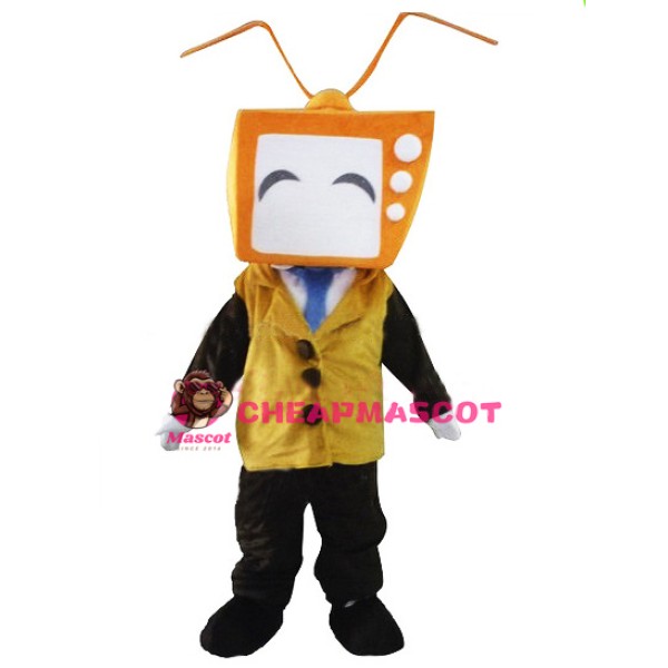 Orange TV Mascot Costume