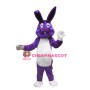 Purple Easter Bunny Mascot Costume