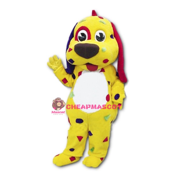Yellow Dog Puppy Mascot Costume