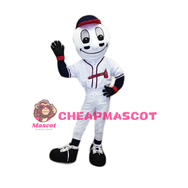 Homer Baseball Ball Mascot Costume