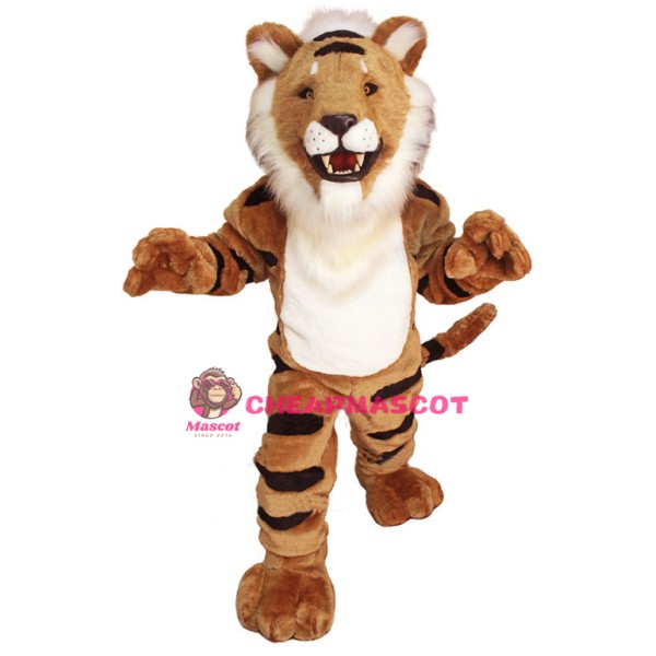 Striped Tiger Mascot Costume