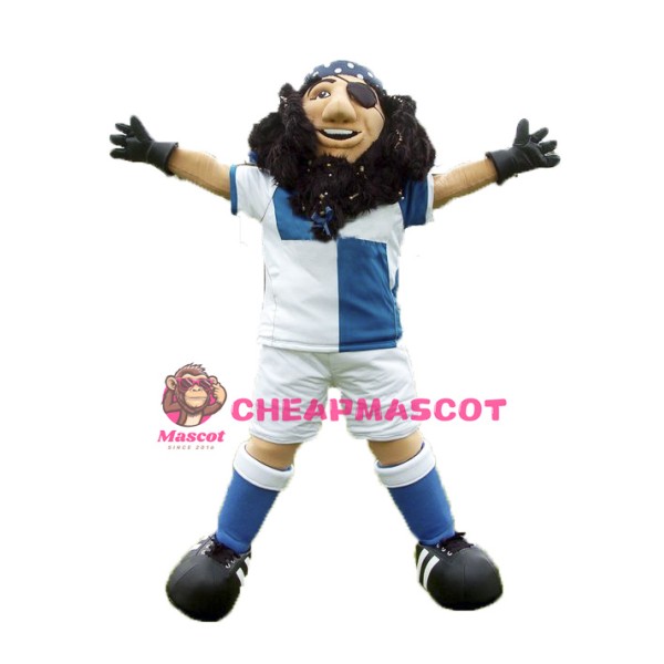 Sport Pirate Captain Mascot Costume