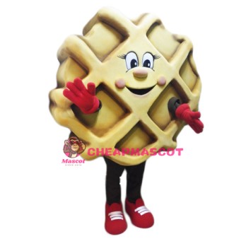 Waffle Mascot Costume