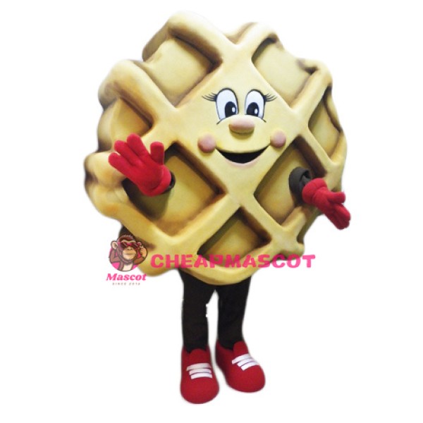 Waffle Mascot Costume