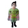 Green Hero Super Man Mascot Costume
