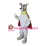 Super White Dog Mascot Costume