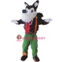 Wild Wolf Mascot Costume