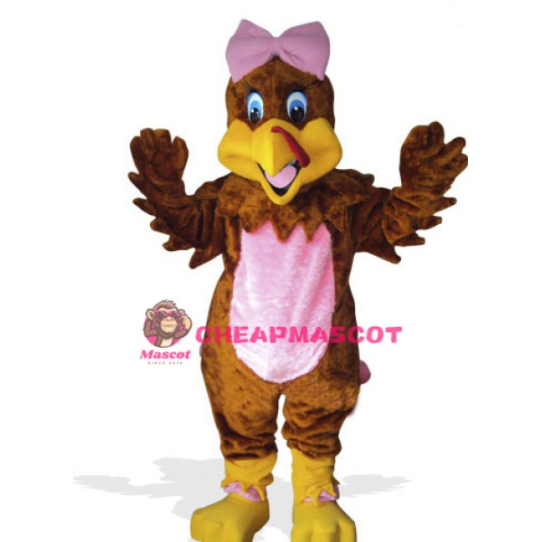 Girl Turkey Mascot Costume