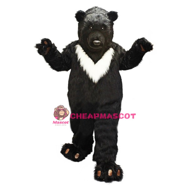 Big Black Bear Mascot Costume