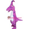 Pink Dinosaur Mascot Costume