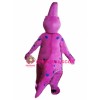 Pink Dinosaur Mascot Costume