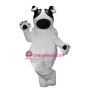 Lovely White Dog Mascot Costume