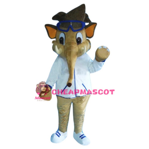 Boy Elephant Mascot Costume