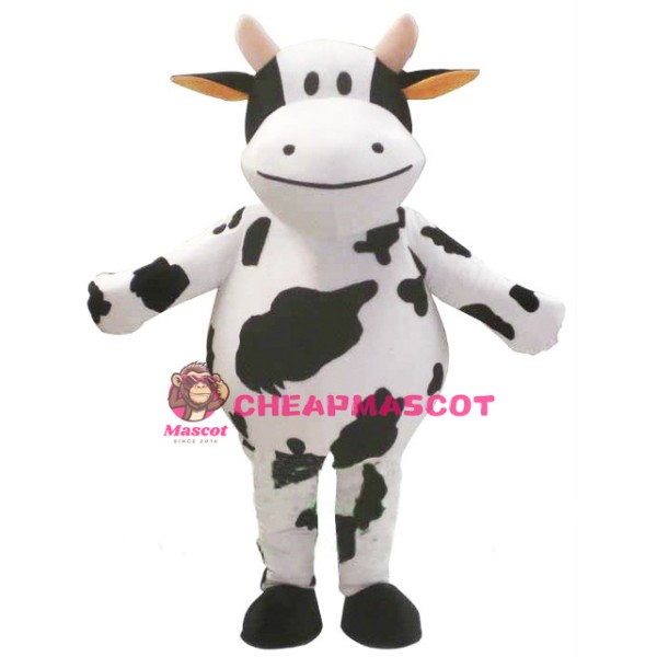 Cute Fat Cow Mascot Costume