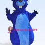 Blue Beaver Mascot Costume