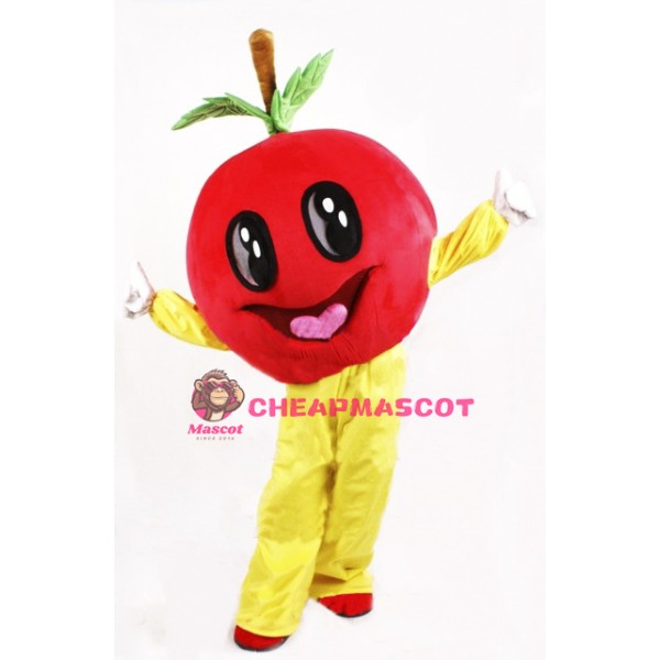 Red Apple Mascot Costume