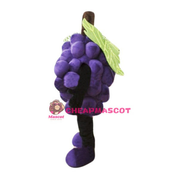 Purple Grape Mascot Costume