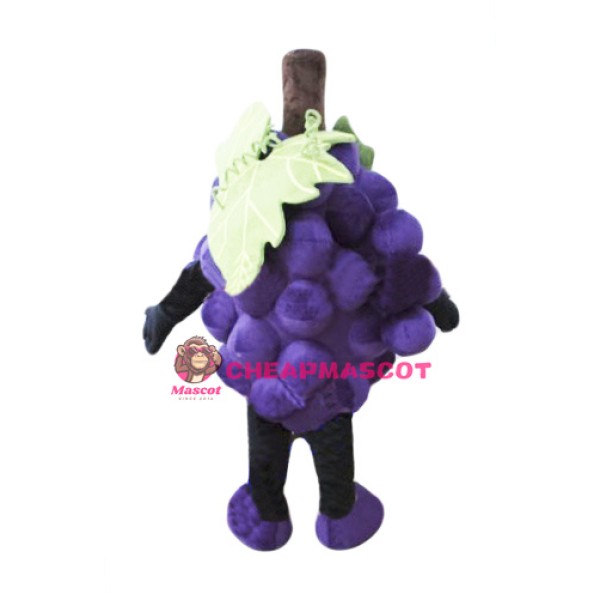Purple Grape Mascot Costume