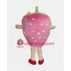 Pink Strawberry Mascot Costume