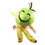 Happy Green Apple Mascot Costume