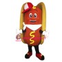Happy Lightweight Hot Dog Mascot Costume