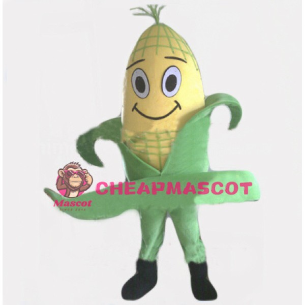 Smiling Corn Mascot Costume