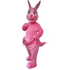 Pink Kangaroo Mascot Costume