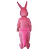 Pink Kangaroo Mascot Costume