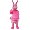 Pink Kangaroo Mascot Costume