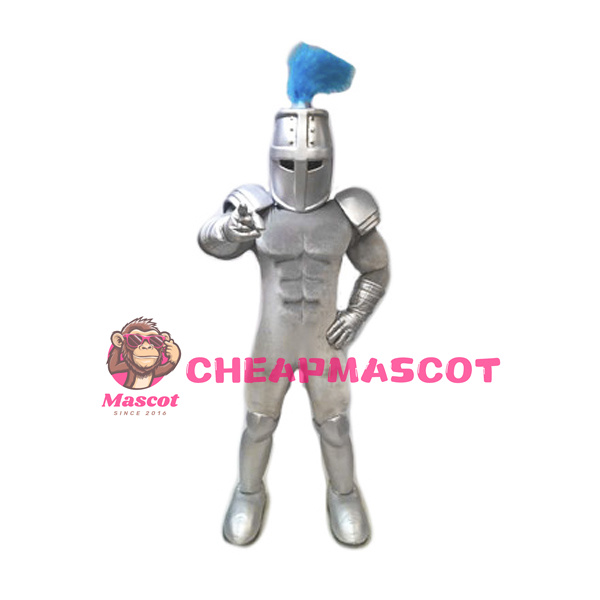 Power Silver Knight Mascot Costume