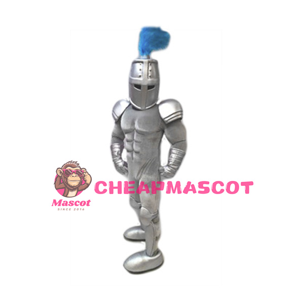 Power Silver Knight Mascot Costume